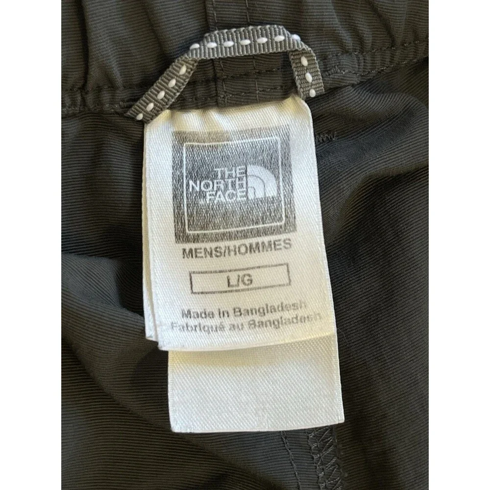 The North Face Y2K Mens Gray Belted Pants L Utility Pockets Adjustable Waist